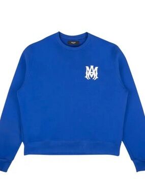 Amiri MA Core Logo Crewneck Sweatshirt 'Blue'